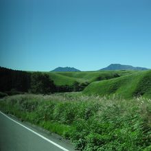 阿蘇五岳の眺め