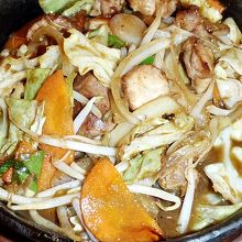 名古屋コーチンのモツ野菜