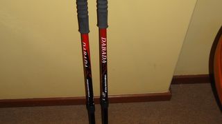 登山用ステッキの使用、ランチ事情