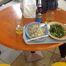 二日目もこの炒飯、大盛りで450円は、コスパ高い。