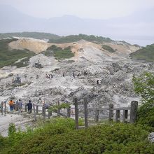 いかにも恐山の光景