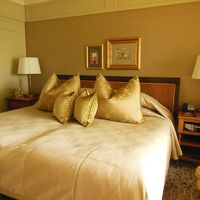 ベッドメイキングも素敵！ベッドも枕もフカフカでした♪