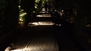 夜のお寺さんは雰囲気が◎