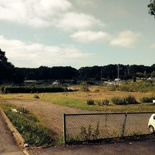 ホテルの周辺は何もない。