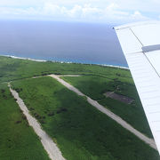 エノラ・ゲイが離陸したテニアン島北部の飛行場ノース・フィールド。