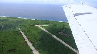 エノラ・ゲイが離陸したテニアン島北部の飛行場ノース・フィールド。