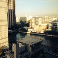 川も見える眺望。