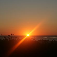 モザンビーク海峡の夕日