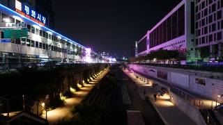 夜の清渓川もステキ