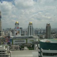 朝食時の外の眺めです