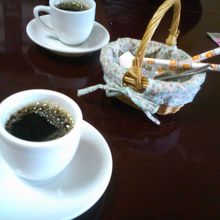 食後のコーヒー