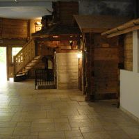 階段を登ったところにもサウナあり。