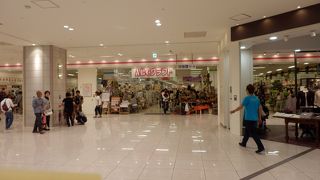 家庭の雑貨がそろっている店