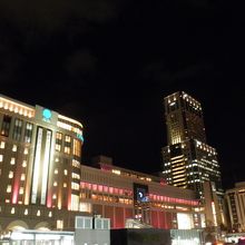 ピンク色の景色