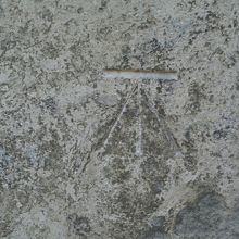 阿形台石の刻印