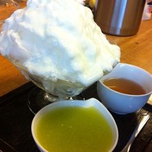 メロンのカキ氷