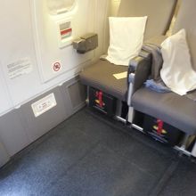 足が伸ばせて快適です