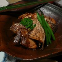 煮物：鯛あら煮　隠元豆　木の芽（2人分）