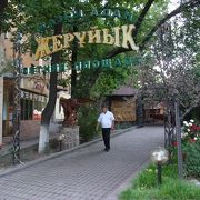 英語メニューあります。カザフスタン料理「ЖЕРУИЫК」（Zheruyik）