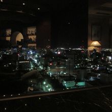 私も一人ながら、夜景を一瞥