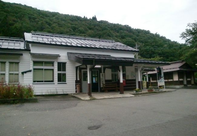 駅前にはＳＬが展示していました