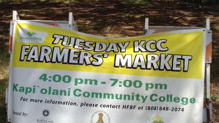 土曜日の朝に開かれるオープンマーケット　アメリカ気分を味わいに行こう