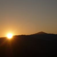 ホテルから見えた初日の出