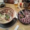鴨鍋で満腹！