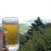 東京を一望しながらのビールは最高！！