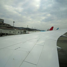 岡山空港ターミナル。