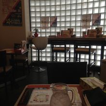 清潔感のある店内