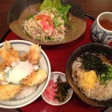 鯛天丼セット