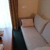 部屋は広くはないがきれい