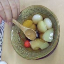 こっちは冷やし白玉 525円。こっちの方が好きだな。