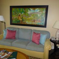 リビングのソファーベッド