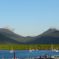 部屋のベランダからの眺望