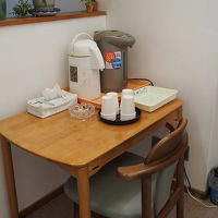 廊下にある自由に飲んでいいお茶、お湯