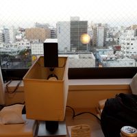 部屋の窓からの景色です。
