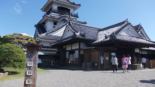 天守閣内が博物館のようになっていました