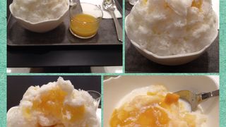 ふわ雪氷のマンゴーピンス♪