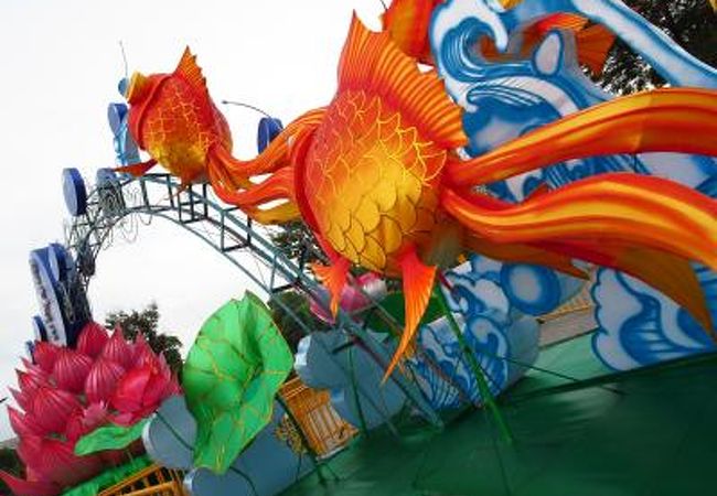 （蘇州）今年の中秋ランタンフェスティバルの開催場所でした