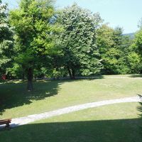 ホテルの前です