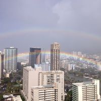 虹も珍しくなくなるくらい何度も見られた。