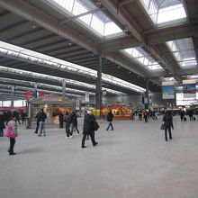 中央駅の風景。