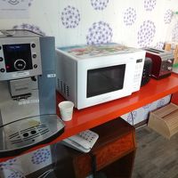 11階カフェテリアのコーヒーマシン等