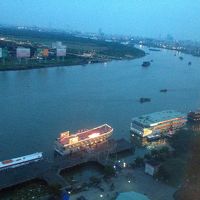 サイゴン川側部屋からの夜景