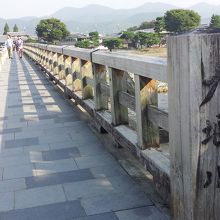 保津川がここでは大堰川（おおいがわ）と名を変え桂川となります