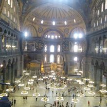 二階からの眺めです。