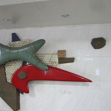 恐竜のモニュメント