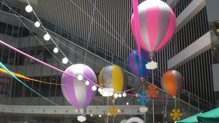 台中駅裏のショッピングモール